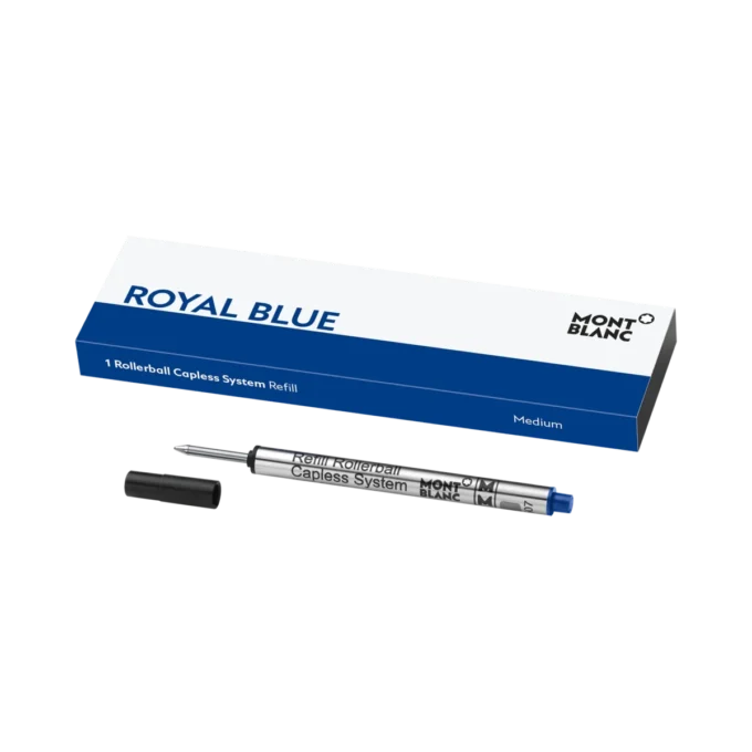1 Recarga para Rollerball Capless System, Royal Blue – Médio