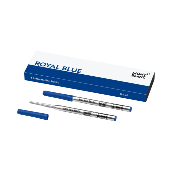 2 recargas para esferográfica, Royal Blue – Fina