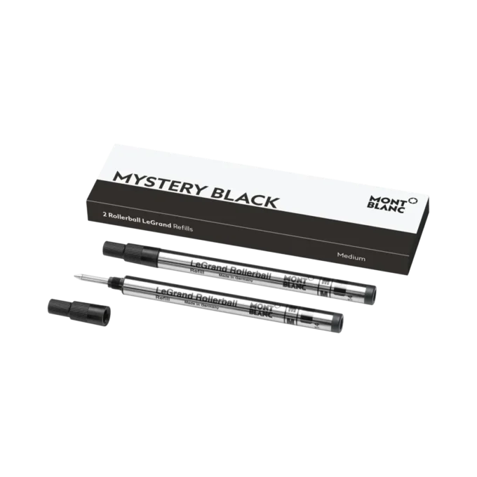 2 recargas para rollerball LeGrand, Mystery Black – Fina