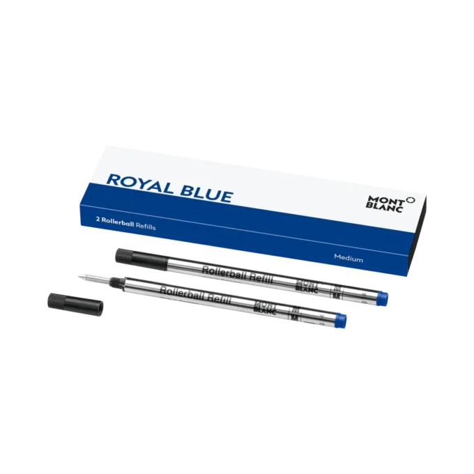 2 recargas para rollerball, Royal blue – Fina