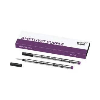 2 recargas Rollerball, Ametista Roxo – Médio