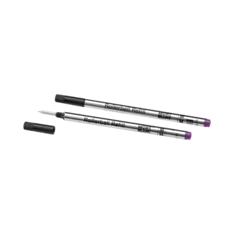 2 recargas Rollerball, Ametista Roxo – Médio
