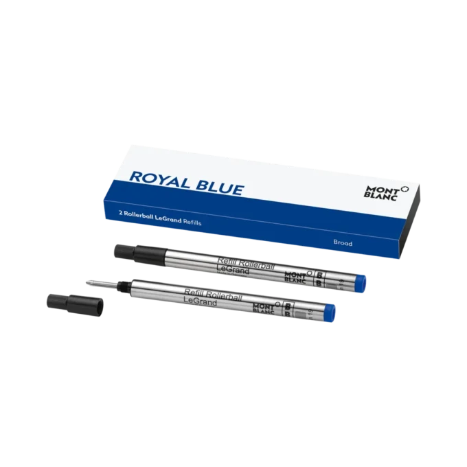 2 recargas Rollerball LeGrand, Royal Blue – Fina