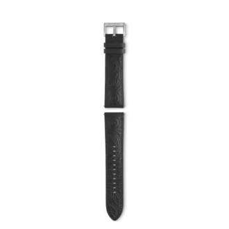 Around the World in 80 Days Year 2 Edition – Correia em pele de bezerro com fivela cinzenta