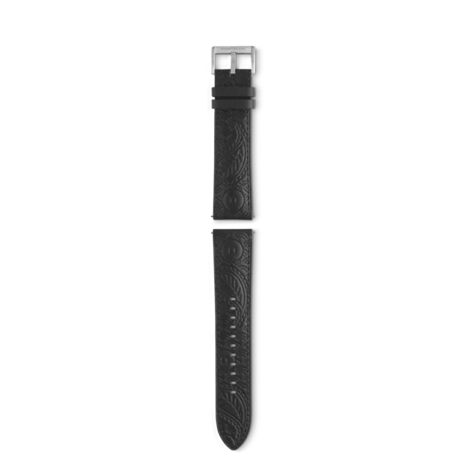 Around the World in 80 Days Year 2 Edition – Correia em pele de bezerro com fivela cinzenta