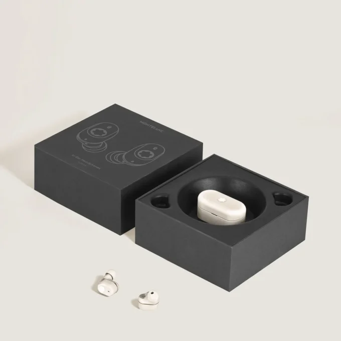 Auscultadores intra-auriculares Montblanc MTB 03 Cor marfim