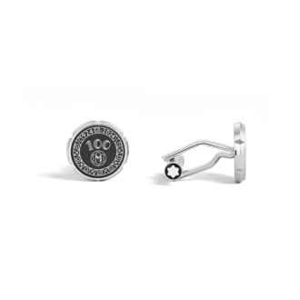 Botões de punho Meisterstück Nib Décor 100 anos preto