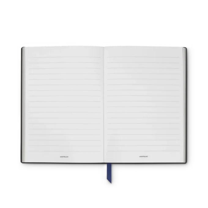 Caderno #163 médio, Meisterstück The Origin Collection, azul – pautado