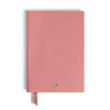 Caderno Médio, Couro Saffiano, Blush – Páginas pautadas