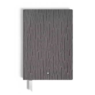 Caderno médio em couro Corteccia, páginas pautadas