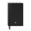 Caderno pequeno, couro Saffiano, preto – páginas em branco