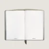 Caderno pequeno, couro Saffiano, preto – páginas em branco