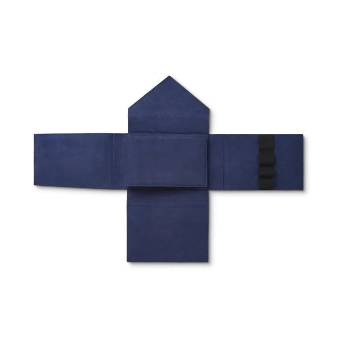 Caixa de colecionador em couro para 8 instrumentos de escrita