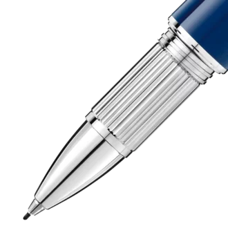 Caneta de ponta fina StarWalker Blue Planet em resina preciosa