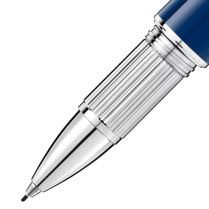 Caneta de ponta fina StarWalker Blue Planet em resina preciosa