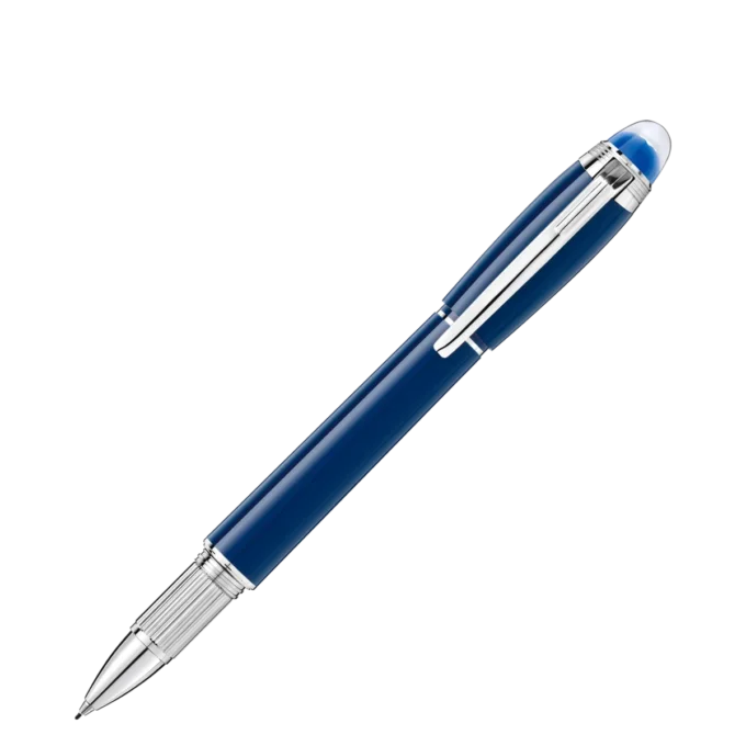 Caneta de ponta fina StarWalker Blue Planet em resina preciosa