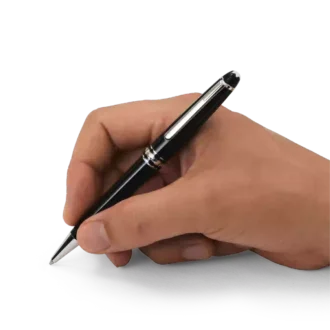 Caneta esferográfica Meisterstück Classique com revestimento de platina