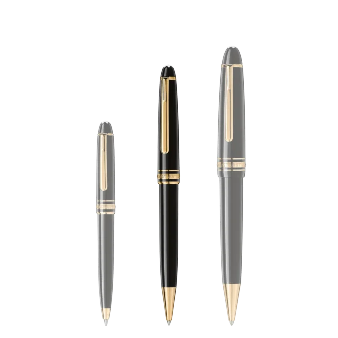 Caneta esferográfica Meisterstück Classique com revestimento em ouro