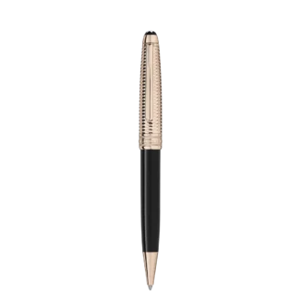 Caneta esferográfica Meisterstück Doué Geometry Signature com revestimento em ouro Classique
