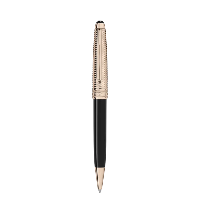 Caneta esferográfica Meisterstück Doué Geometry Signature com revestimento em ouro Classique