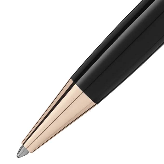 Caneta esferográfica Meisterstück Doué Geometry Signature com revestimento em ouro Classique