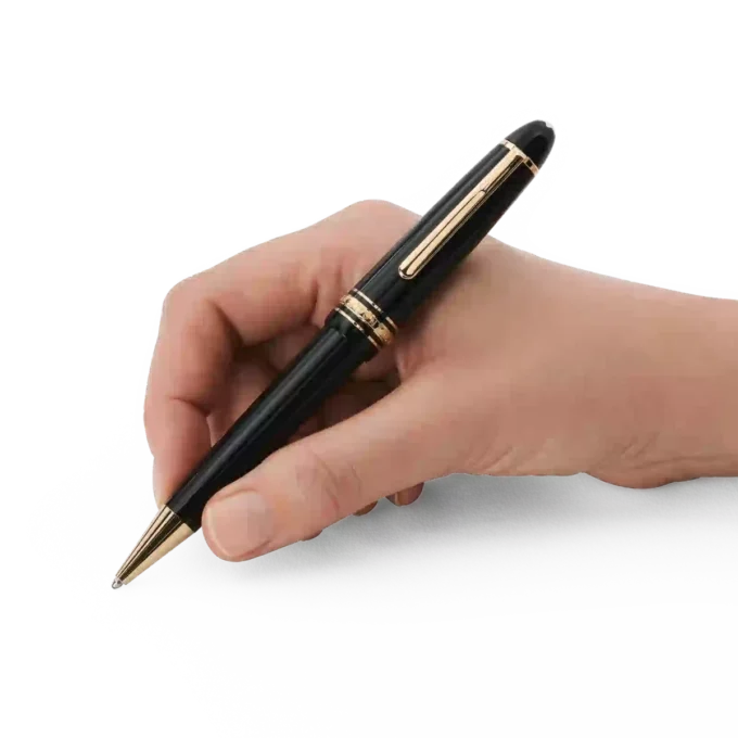 Caneta esferográfica Meisterstück LeGrand com revestimento em ouro