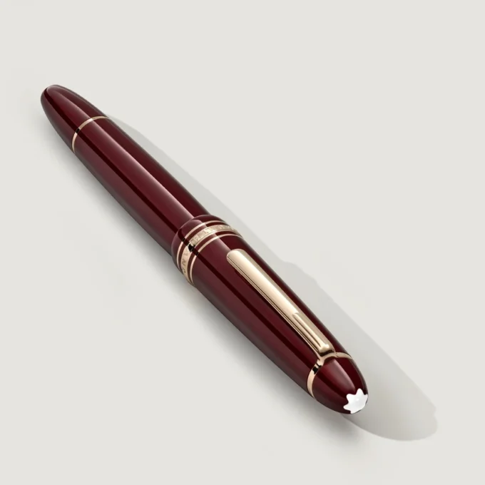 Caneta-tinteiro Meisterstück Burgundy Red LeGrand