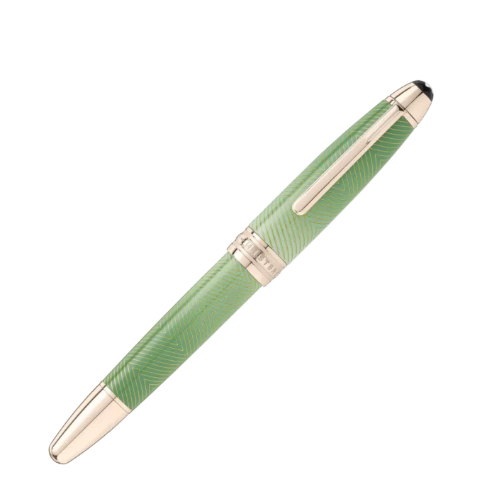 Caneta-tinteiro Meisterstück Calligraphy Solitaire Celadon Dégradé com ponta curva