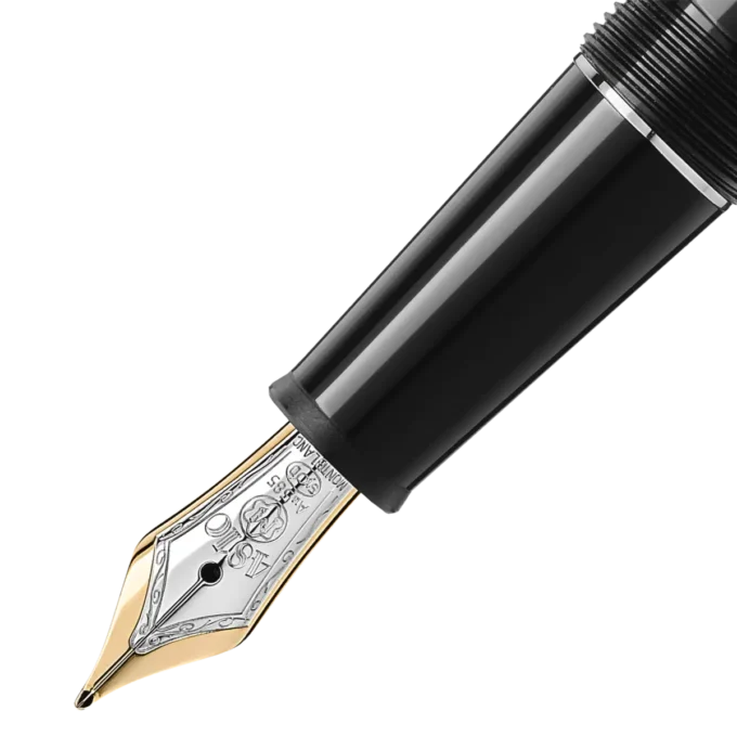 Caneta-tinteiro Meisterstück Classique com revestimento de platina (F)