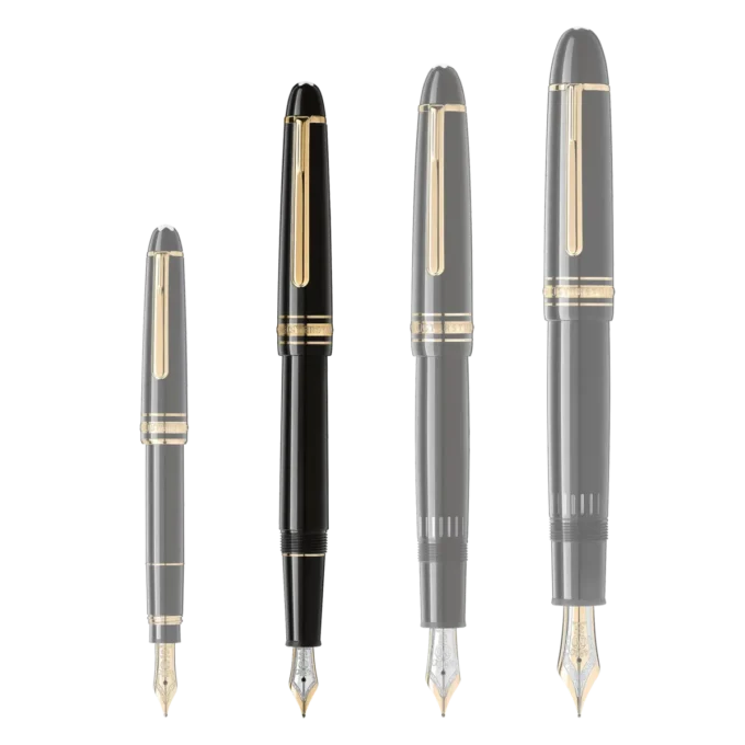 Caneta-tinteiro Meisterstück Classique com revestimento em ouro (M)