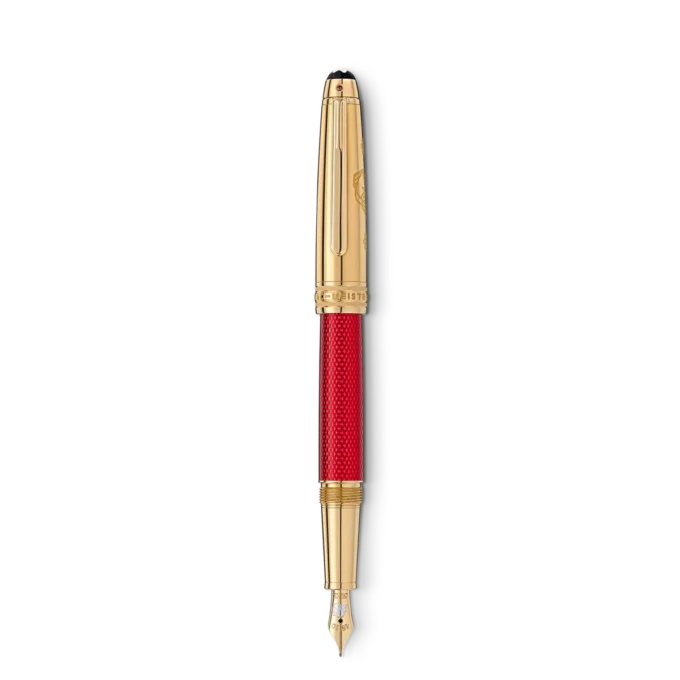 Caneta-tinteiro Meisterstück Solitaire Doué Red Hour Classique F Edição especial