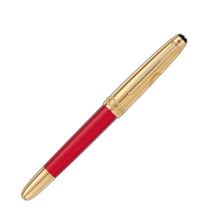 Caneta-tinteiro Meisterstück Solitaire Doué Red Hour Classique F Edição especial