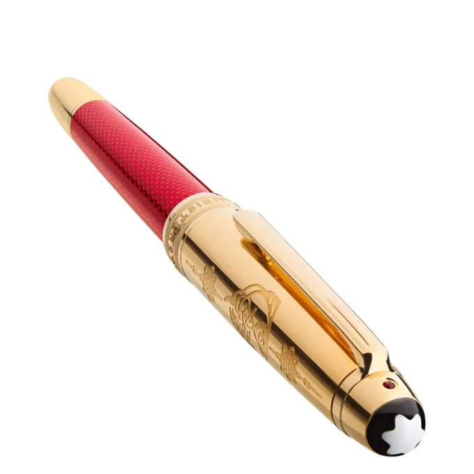 Caneta-tinteiro Meisterstück Solitaire Doué Red Hour Classique F Edição especial