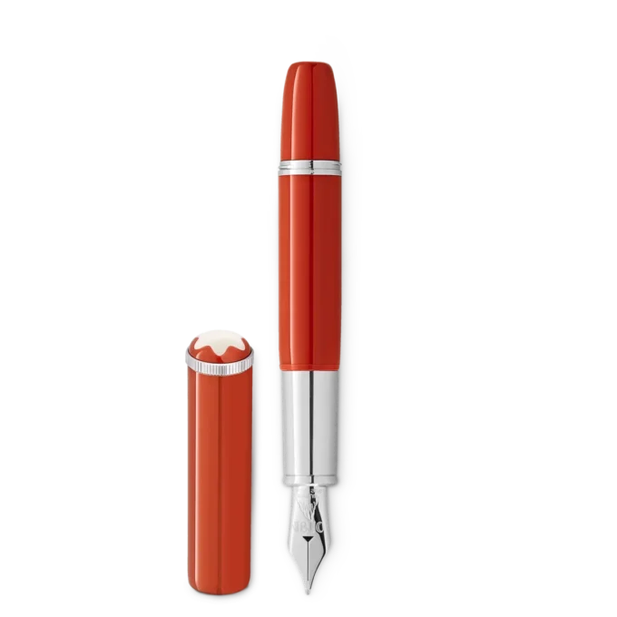 Caneta-tinteiro Montblanc Heritage Rouge et Noir «Baby» Edição Especial Coral M