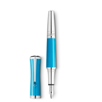 Caneta-tinteiro Montblanc Maria Callas Special Edition Turquoise-Coloured