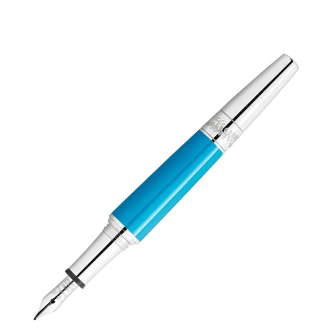 Caneta-tinteiro Montblanc Maria Callas Special Edition Turquoise-Coloured