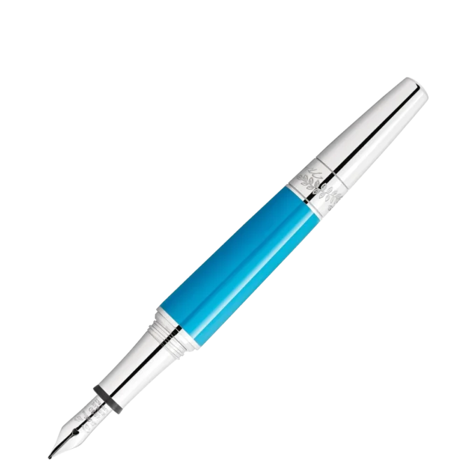 Caneta-tinteiro Montblanc Maria Callas Special Edition Turquoise-Coloured