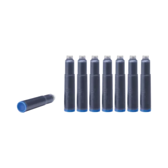 Cartuchos de tinta, azul permanente – embalagem com 8 unidades
