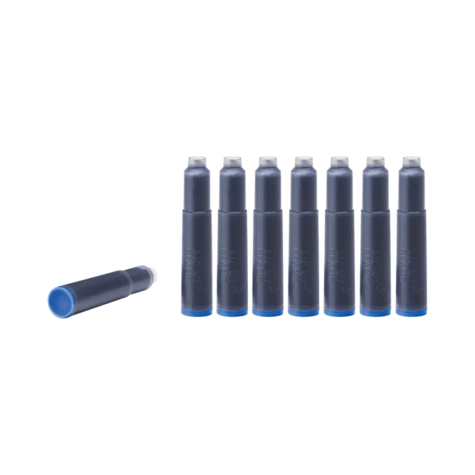Cartuchos de tinta, azul permanente – embalagem com 8 unidades