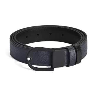 Cinto reversível Horseshoe 30 mm em couro granulado