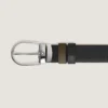Cinto reversível Horseshoe 30 mm em couro granulado