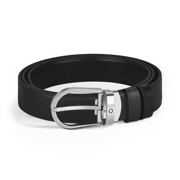 Cinto reversível Horseshoe 30 mm em couro Sartorial