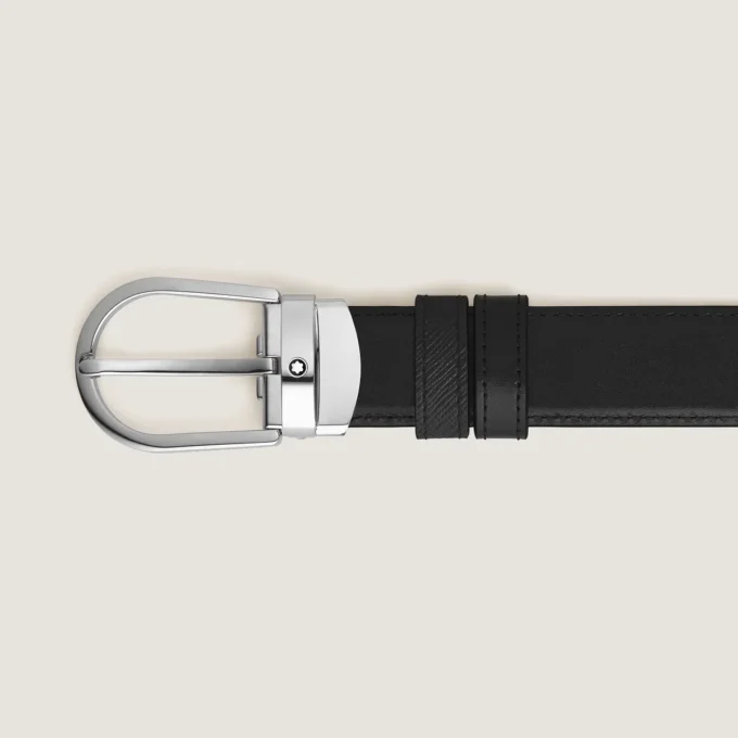 Cinto reversível Horseshoe 30 mm em couro Sartorial