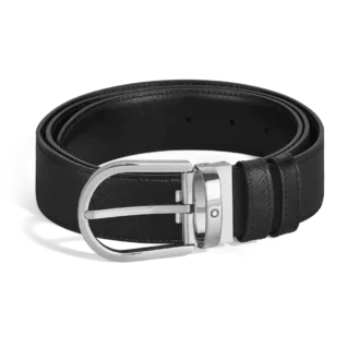 Cinto reversível Horseshoe 35 mm em couro Sartorial