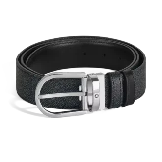 Cinto reversível Horseshoe 35 mm em couro Sartorial