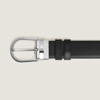 Cinto reversível Horseshoe 35 mm em couro Sartorial