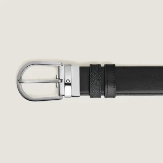 Cinto reversível Horseshoe 35 mm em couro Sartorial
