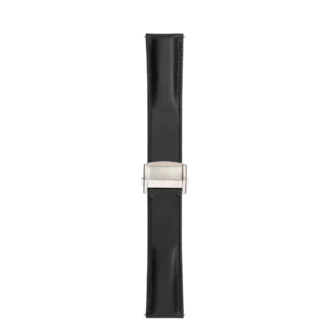 Correia em pele preta