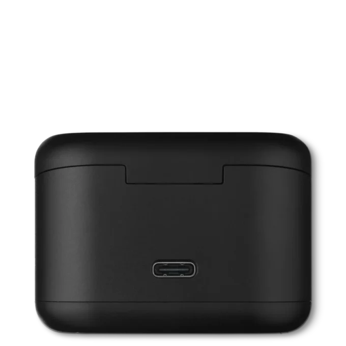 Estojo de carregamento preto para os auscultadores intra-auriculares Montblanc MTB 03