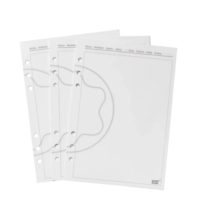 Folhas em branco grandes